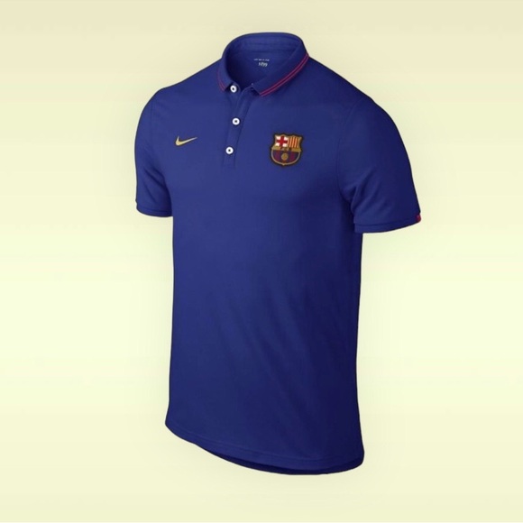 Nike FBC Barcelona Official Football/Soccer League Polo Shirt - Picture 2 of 9